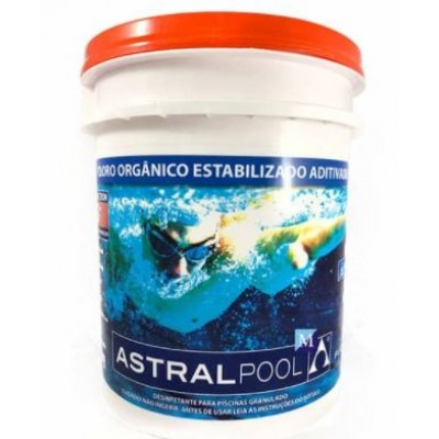 Cloro Orgânico Multiaction 5 em 1 - Balde 50kg - Astralpool Fluidra 